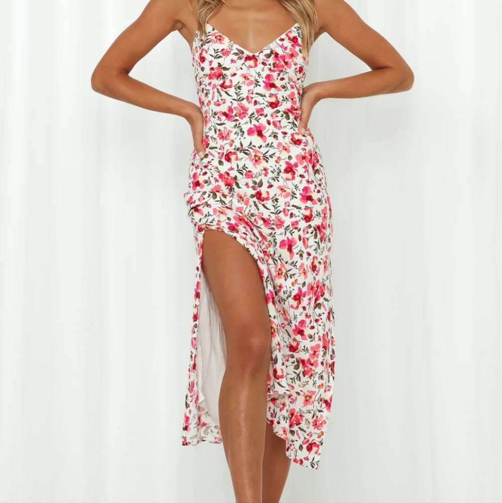 SWEET SEEDLINGS MIDI DRESS WHITE 